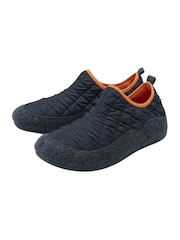Lotus Blue Quilted Full Shoe Slippers - Image 2 of 4