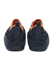 Lotus Blue Quilted Full Shoe Slippers - Image 3 of 4