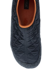 Lotus Blue Quilted Full Shoe Slippers - Image 4 of 4
