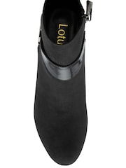Lotus Grey Heeled Ankle Boots - Image 4 of 4