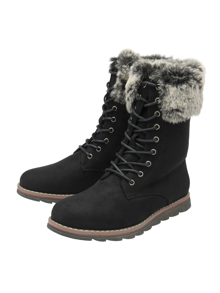 Botas de cano curto Lotus com zíper - Imagem 2 de 4