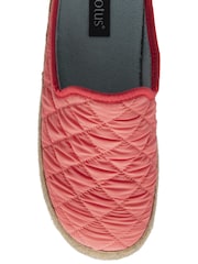 Lotus Orange Quilted Mule Slippers - Image 4 of 4