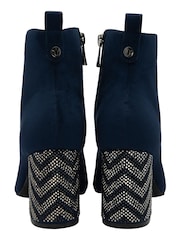Lotus Blue Pointed-Toe Ankle Boots - Image 3 of 4
