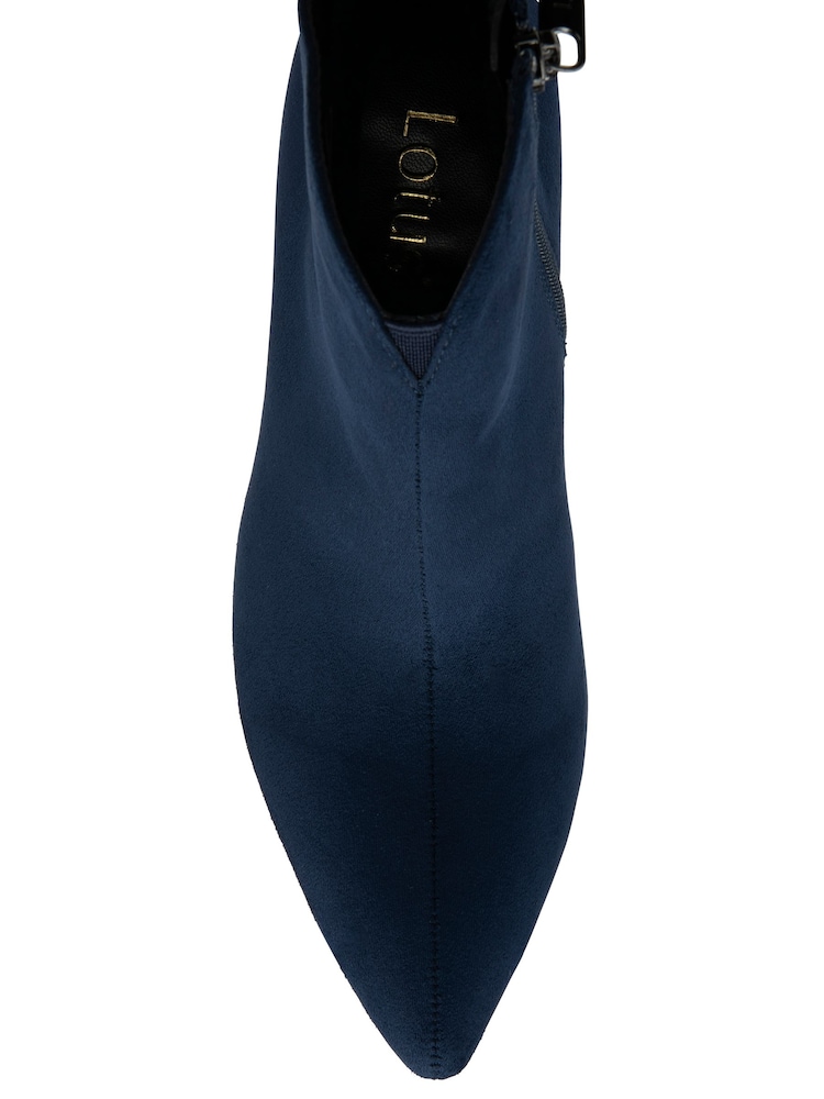 Lotus Blue Pointed-Toe Ankle Boots - Image 4 of 4