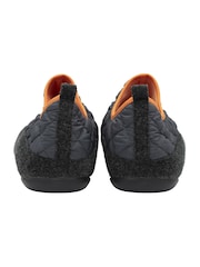 Lotus Grey Quilted Full Shoe Slippers - Image 3 of 4