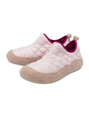 Lotus Pink Quilted Textile Slippers - Image 2 of 4