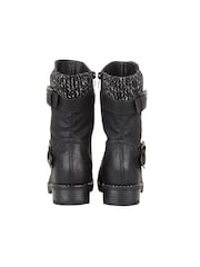 Lotus Black Mid-Calf Boots - Image 3 of 4