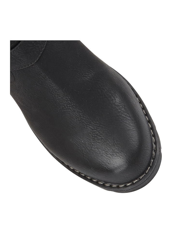 Lotus Black Mid-Calf Boots - Image 4 of 4
