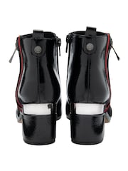Lotus Black Heeled Ankle Boots - Image 3 of 4