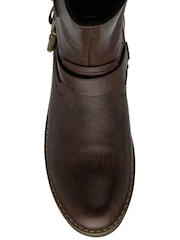 Lotus Brown Mid-Calf Boots - Image 4 of 4