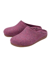 Lotus Purple Textile Mule Slippers - Image 2 of 4