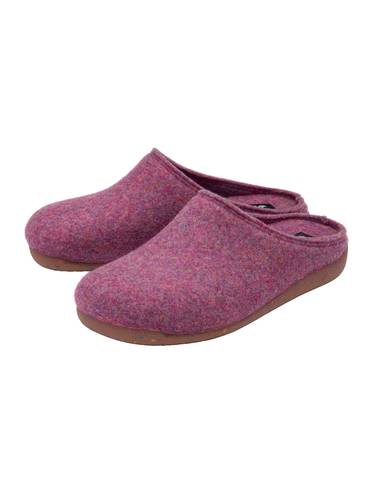 Lotus Purple Textile Mule Slippers - Image 2 of 4