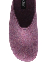Lotus Purple Textile Mule Slippers - Image 4 of 4