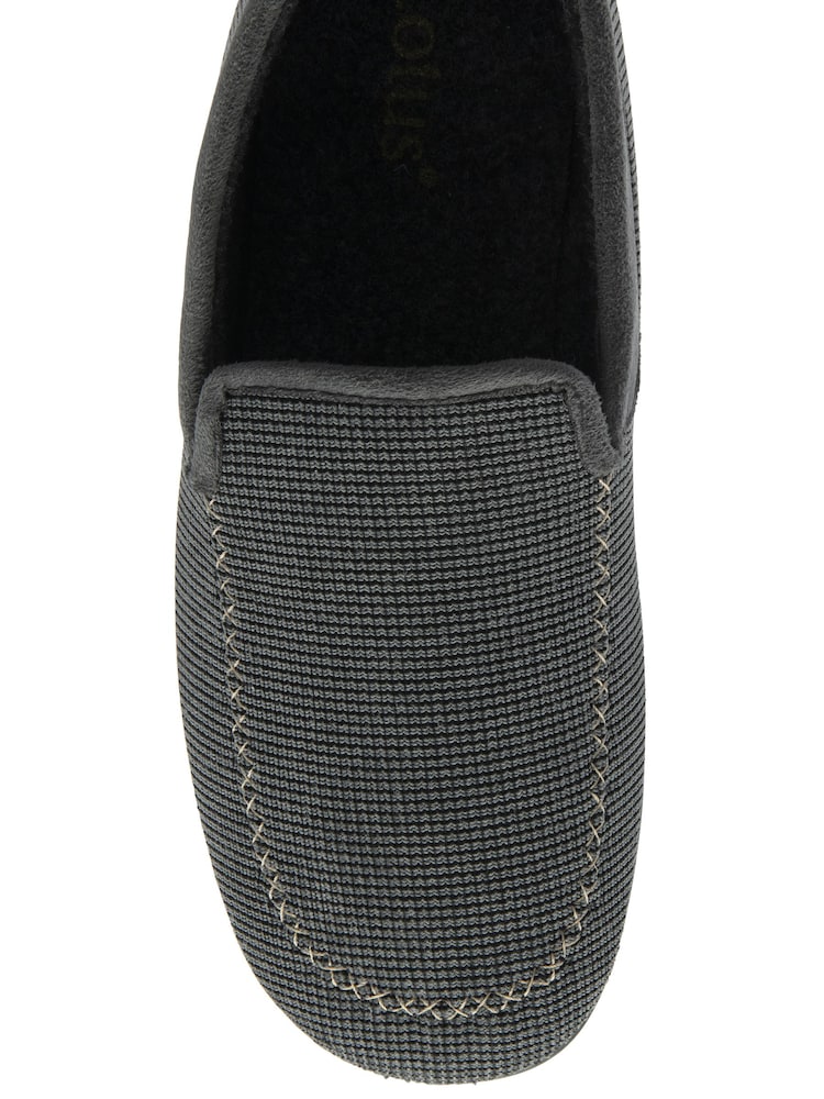 Lotus Grey Textile Full Shoe Slippers - Image 4 of 4