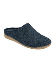 Lotus Blue Textile Mule Slippers - Image 1 of 4