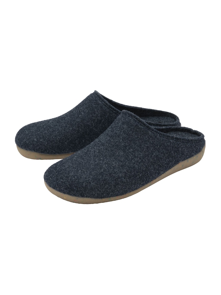 Lotus Blue Textile Mule Slippers - Image 2 of 4