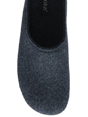 Lotus Blue Textile Mule Slippers - Image 4 of 4