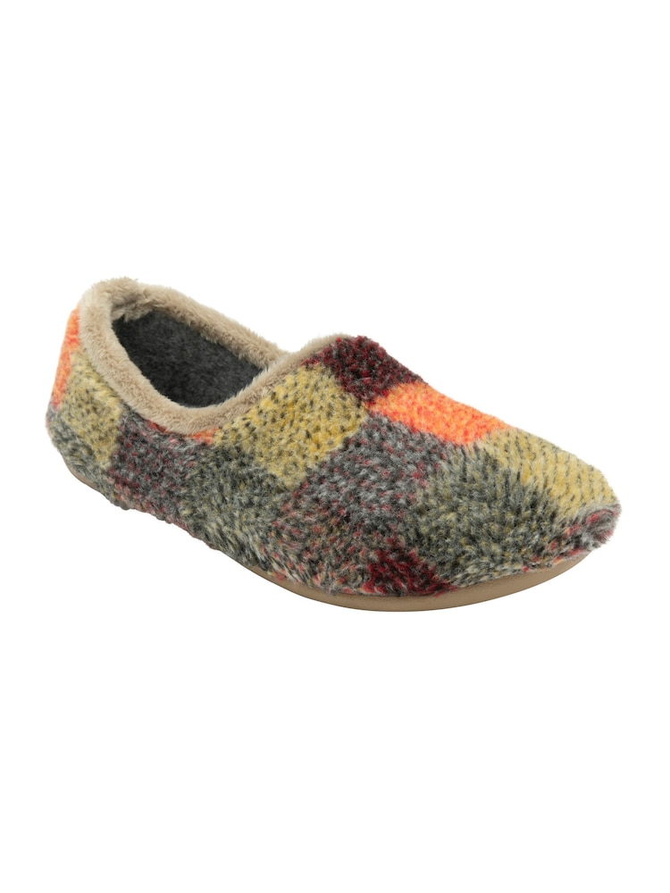Lotus Natural Textile Multi Coloured Slippers - Image 1 of 4