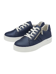 Lotus Blue Zip-Up Flat Trainers - Image 2 of 4