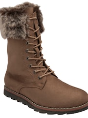 Lotus Natural Zip-Up Ankle Boots - Image 1 of 4