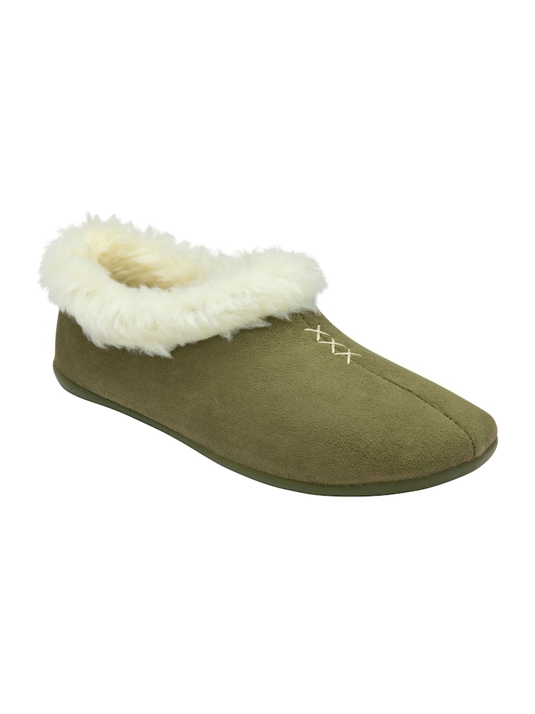 Lotus Green Slip-On Slippers - Image 1 of 4