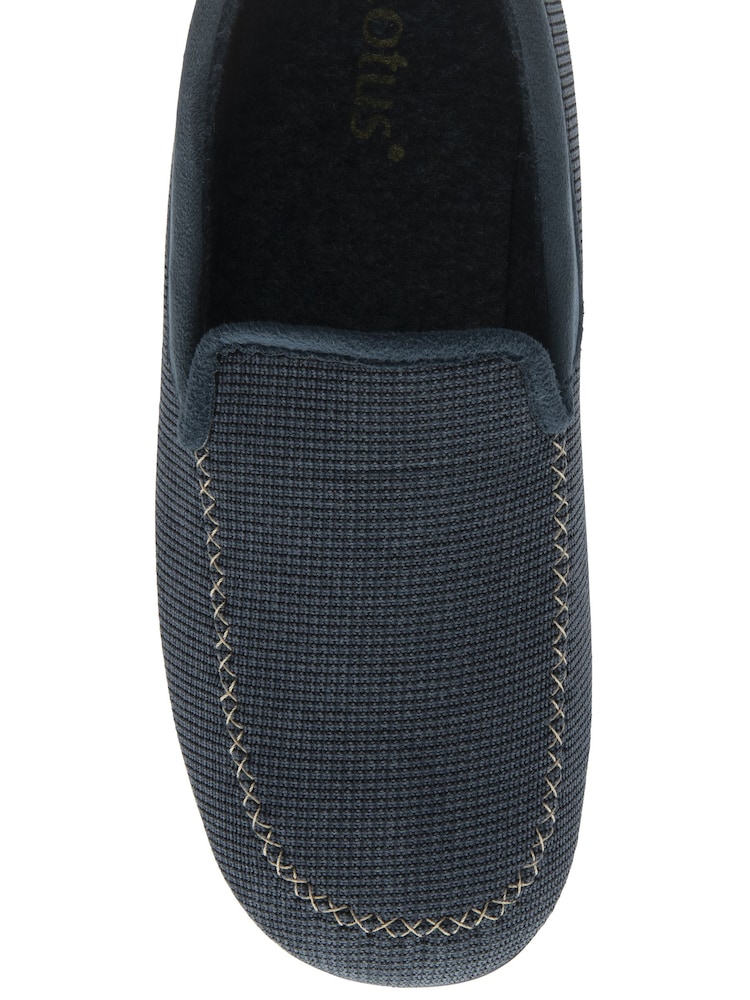 Lotus Blue Textile Full Shoe Slippers - Image 4 of 4 Lotus Blue Textile Full Shoe Slippers - Image 4 of 4