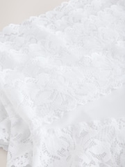 White High Rise High Leg Floral Print Lace Knickers 5 Pack - Image 10 of 11
