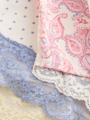 Paisley High Rise High Leg Lace Knickers 4 Pack - Image 9 of 10