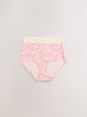 Paisley Full Brief Lace Knickers 4 Pack - Image 8 of 9
