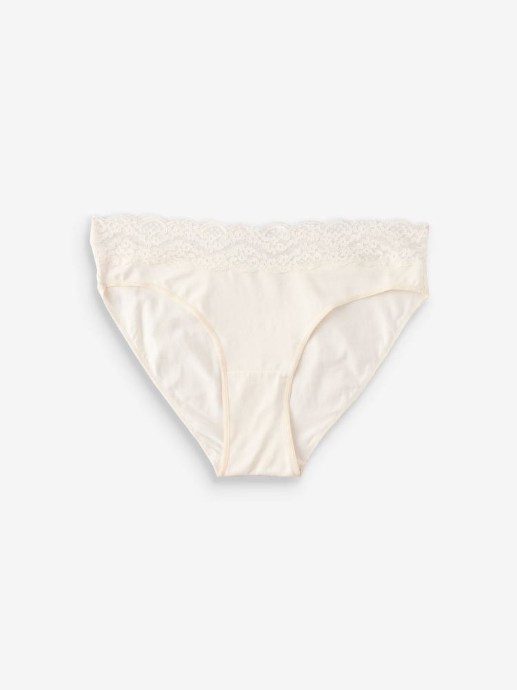 Paisley High Leg Lace Knickers 4 Pack - Image 7 of 9