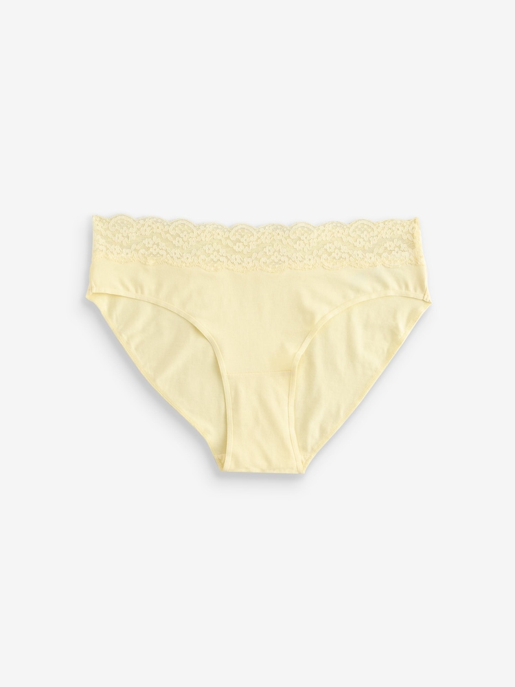 Paisley High Leg Lace Knickers 4 Pack - Image 8 of 9