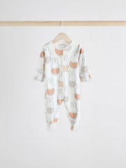 Neutral Baby Miffy 100% Cotton Sleepsuits 3 Pack (0mths-2yrs) - Image 4 of 12