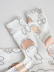 Neutral Baby Miffy 100% Cotton Sleepsuits 3 Pack (0mths-2yrs) - Image 8 of 12