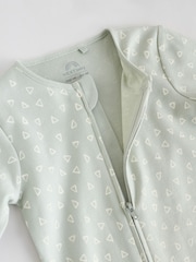 Multi 5 Pack Two Way Zip Baby Footless 100% Cotton Sleepsuits (0mths-3yrs) - Image 11 of 14