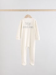 Metino zelena - Two Way Zip Baby Sleepsuits 3 Pack (0-2yrs) - Slika 6 iz 12