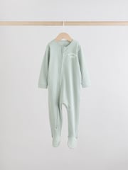 Metino zelena - Two Way Zip Baby Sleepsuits 3 Pack (0-2yrs) - Slika 7 iz 12