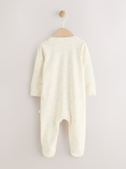 Ecru I Love My Mummy Two Way Zip Baby Sleepsuit (0-18mths) - Image 2 of 7