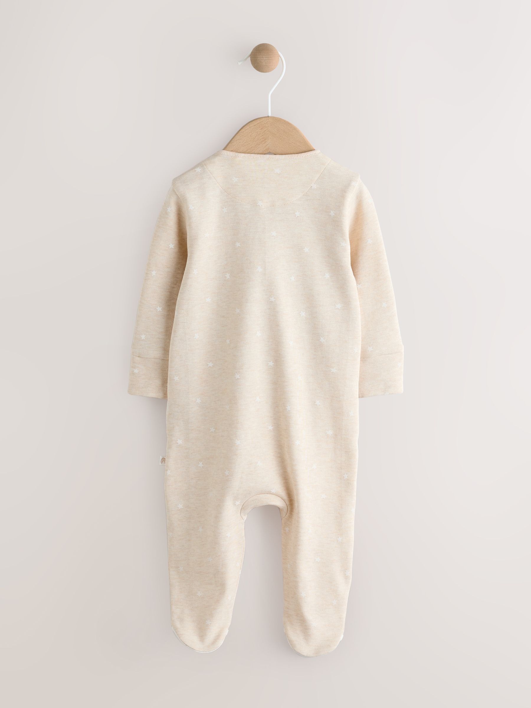 Buy Neutral I Love My Daddy Two Way Zip Baby Sleepsuit (0-18mths