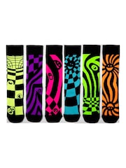 United Odd Socks Black RAVE ON - 6 Odd Socks to Mix and Mismatch - Image 2 of 2