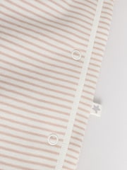 Gris - Lot de 3 dors-bien bébé zébrés 100% coton (0-2ans) - Image 10 de 13