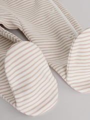 Gris - Lot de 3 dors-bien bébé zébrés 100% coton (0-2ans) - Image 11 de 13