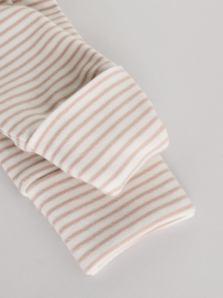 Gris - Lot de 3 dors-bien bébé zébrés 100% coton (0-2ans) - Image 13 de 13