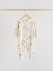 Gris - Lot de 3 dors-bien bébé zébrés 100% coton (0-2ans) - Image 4 de 13