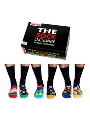United Odd Socks Black The Sock Exchange 6 Odd Socks To Mix and Mismatch - Image 1 of 2