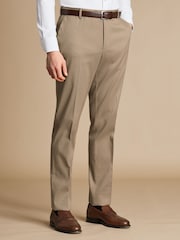 Charles Tyrwhitt Natural Slim Fit Smart Trousers - Image 1 of 5