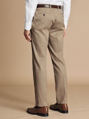 Charles Tyrwhitt Natural Slim Fit Smart Trousers - Image 2 of 5