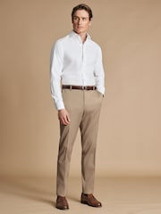 Charles Tyrwhitt Natural Slim Fit Smart Trousers - Image 3 of 5