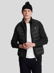 Lyle & Scott Black Wadded Gilet - Image 1 of 4
