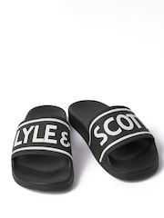 Lyle & Scott Black Slider - Image 1 of 2