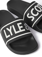 Lyle & Scott Black Slider - Image 2 of 2